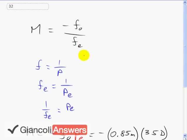 Giancoli 6th Edition, Chapter 25, Problem 32 solution video poster