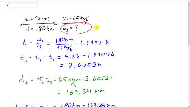 Giancoli 7th "Global" Edition, Chapter 2, Problem 7 solution video poster