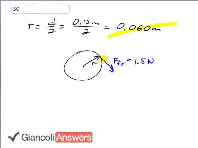 Giancoli 6th Edition, Chapter 8, Problem 30 solution video poster