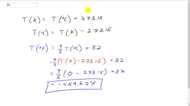 Giancoli 7th Edition, Chapter 13, Problem 21 solution video poster
