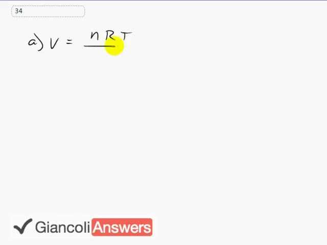 Giancoli 6th Edition, Chapter 13, Problem 34 solution video poster