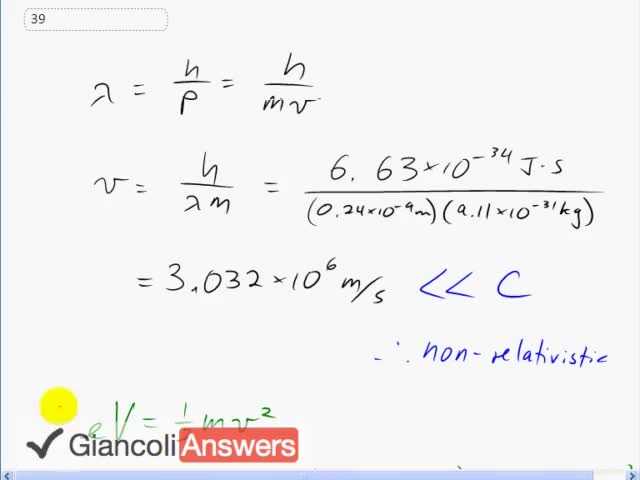 Giancoli 6th Edition, Chapter 27, Problem 39 solution video poster