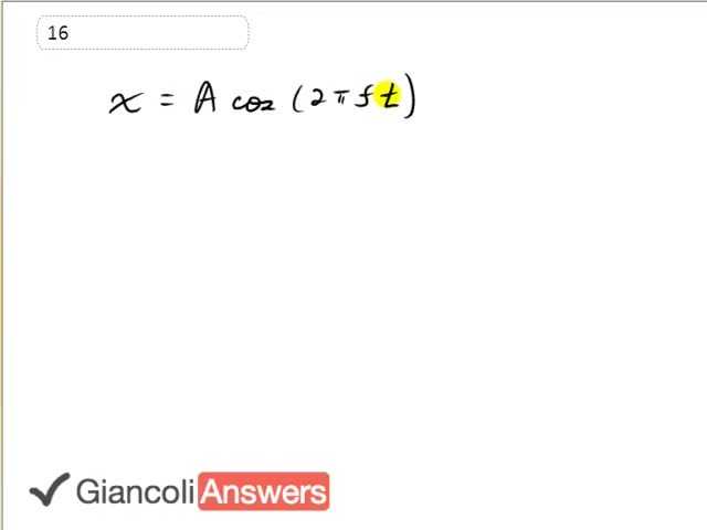 Giancoli 6th Edition, Chapter 11, Problem 16 solution video poster