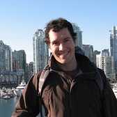 Shaun Dychko on Cambie Street bridge, Vancouver, BC