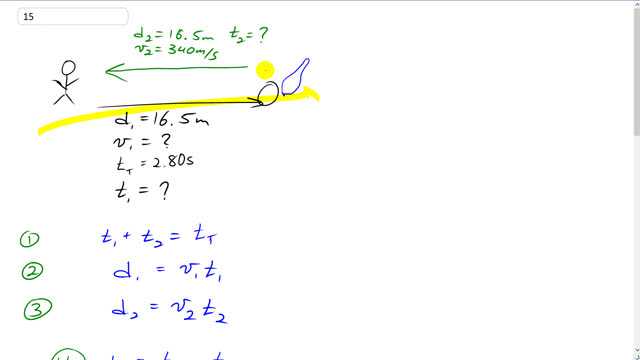 Giancoli 7th Edition, Chapter 2, Problem 15 solution video poster