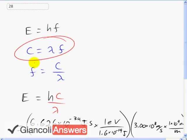 Giancoli 6th Edition, Chapter 27, Problem 28 solution video poster