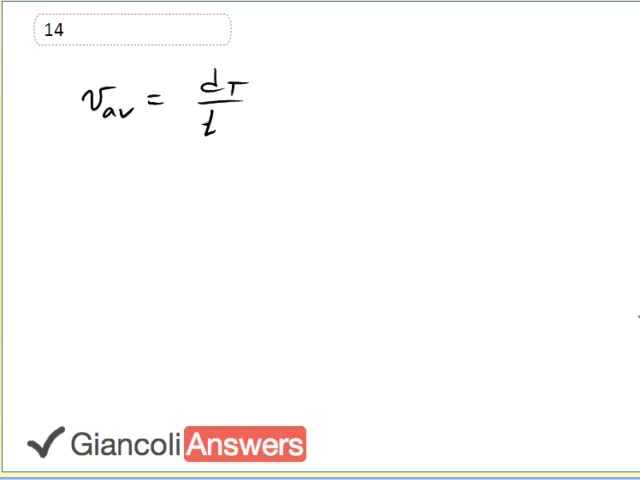 Giancoli 6th Edition, Chapter 2, Problem 14 solution video poster
