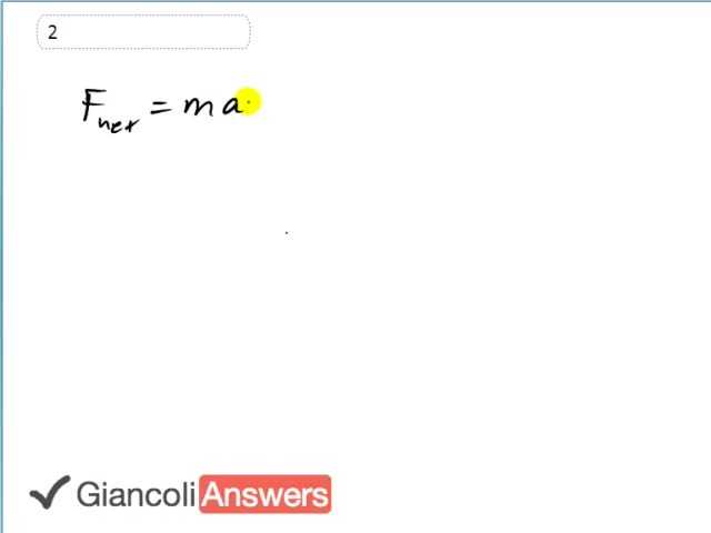 Giancoli 6th Edition, Chapter 4, Problem 2 solution video poster