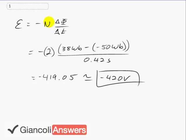Giancoli 6th Edition, Chapter 21, Problem 1 solution video poster