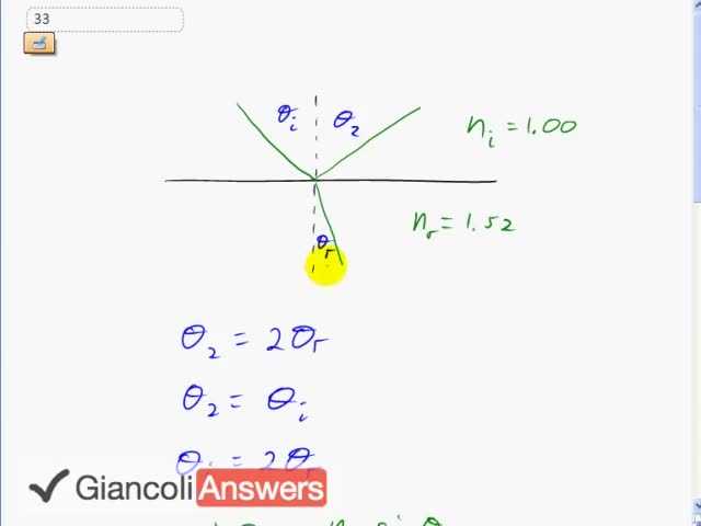 Giancoli 6th Edition, Chapter 23, Problem 33 solution video poster