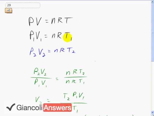 Giancoli 6th Edition, Chapter 13, Problem 29 solution video poster