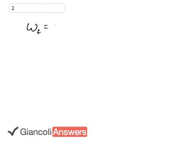 Giancoli 6th Edition, Chapter 6, Problem 2 solution video poster