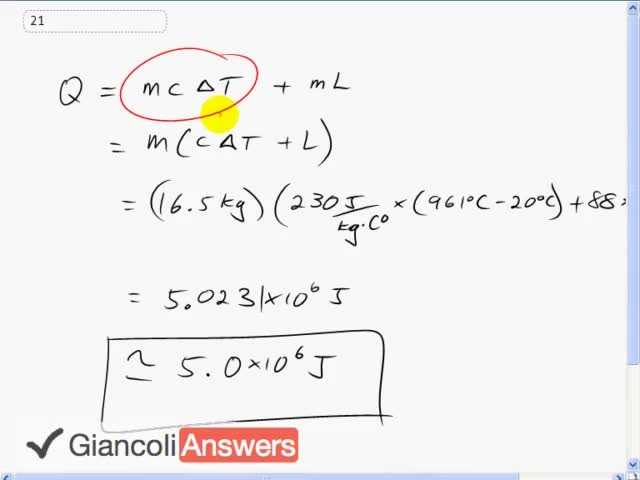 Giancoli 6th Edition, Chapter 14, Problem 21 solution video poster