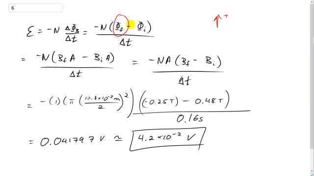 Giancoli 7th "Global" Edition, Chapter 21, Problem 6 solution video poster