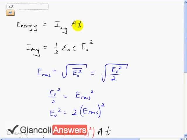 Giancoli 6th Edition, Chapter 22, Problem 20 solution video poster