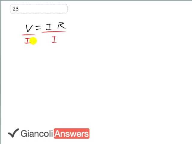 Giancoli 6th Edition, Chapter 18, Problem 23 solution video poster