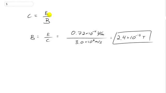 Giancoli 7th Edition, Chapter 22, Problem 5 solution video poster