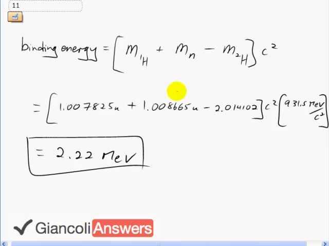 Giancoli 6th Edition, Chapter 30, Problem 11 solution video poster