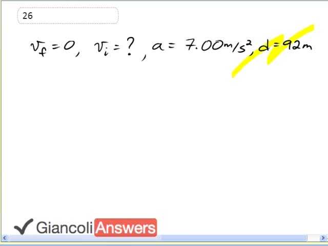 Giancoli 6th Edition, Chapter 2, Problem 26 solution video poster