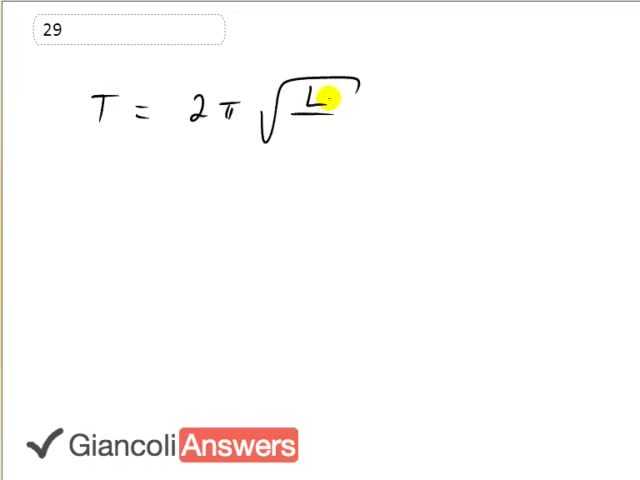 Giancoli 6th Edition, Chapter 11, Problem 29 solution video poster