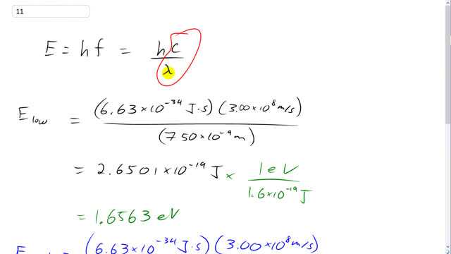 Giancoli 7th "Global" Edition, Chapter 27, Problem 11 solution video poster