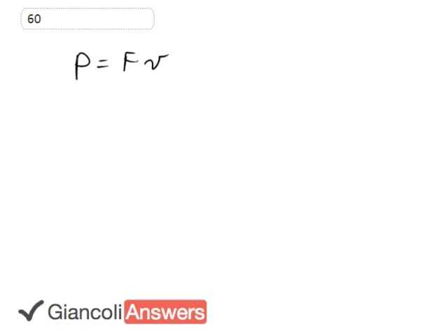 Giancoli 6th Edition, Chapter 6, Problem 60 solution video poster