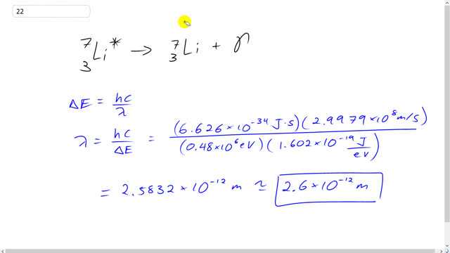 Giancoli 7th "Global" Edition, Chapter 30, Problem 22 solution video poster