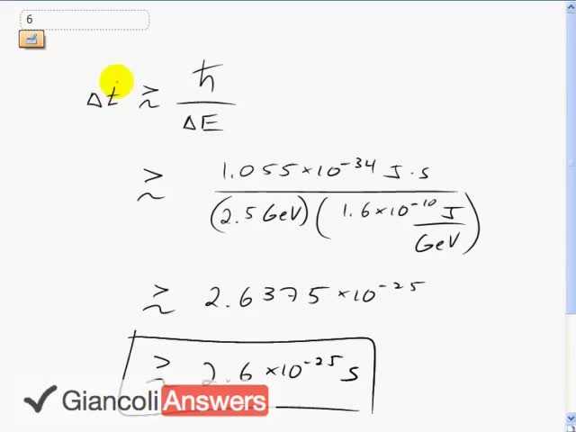 Giancoli 6th Edition, Chapter 28, Problem 6 solution video poster
