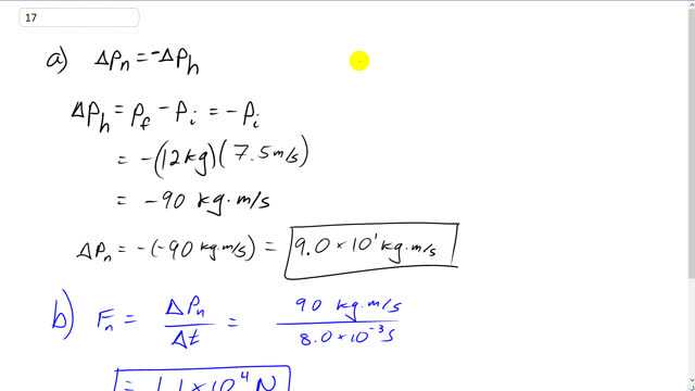 Giancoli 7th Edition, Chapter 7, Problem 17 solution video poster