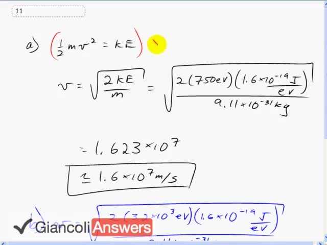 Giancoli 6th Edition, Chapter 17, Problem 11 solution video poster