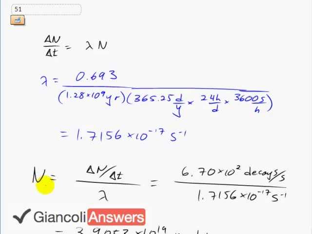 Giancoli 6th Edition, Chapter 30, Problem 51 solution video poster