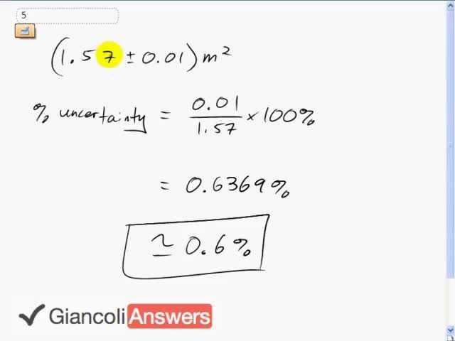 Giancoli 6th Edition, Chapter 1, Problem 5 solution video poster