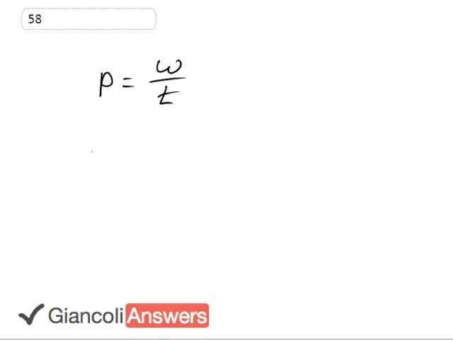 Giancoli 6th Edition, Chapter 6, Problem 58 solution video poster