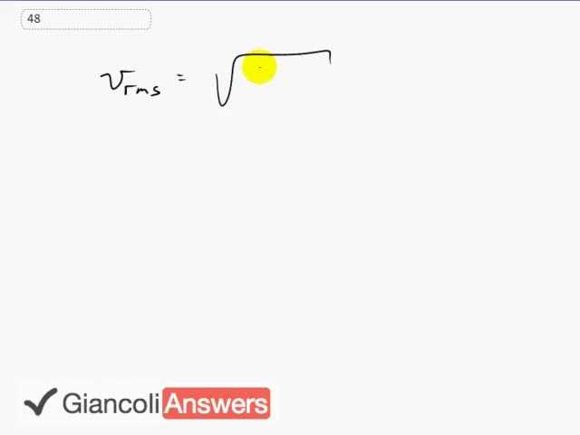 Giancoli 6th Edition, Chapter 13, Problem 48 solution video poster