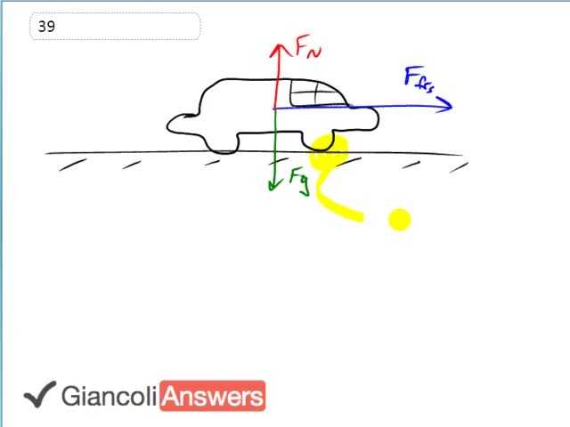 Giancoli 6th Edition, Chapter 4, Problem 39 solution video poster