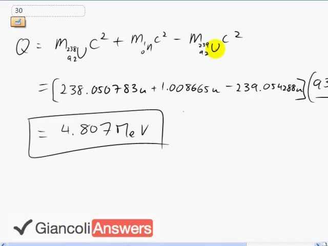 Giancoli 6th Edition, Chapter 31, Problem 30 solution video poster
