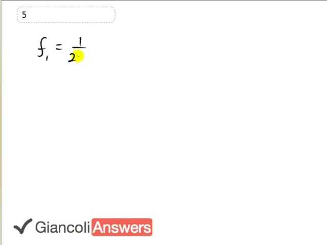 Giancoli 6th Edition, Chapter 11, Problem 5 solution video poster