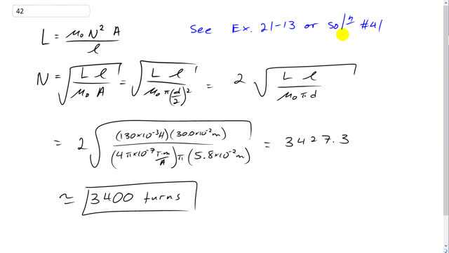 Giancoli 7th Edition, Chapter 21, Problem 42 solution video poster