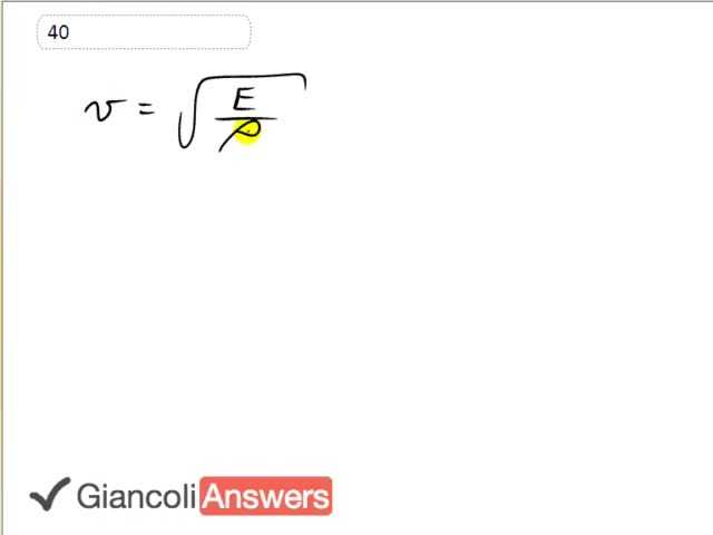 Giancoli 6th Edition, Chapter 11, Problem 40 solution video poster