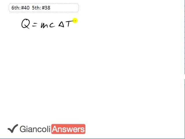 Giancoli 6th Edition, Chapter 18, Problem 40 solution video poster