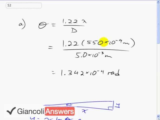 Giancoli 6th Edition, Chapter 25, Problem 52 solution video poster