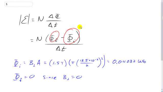 Giancoli 7th "Global" Edition, Chapter 21, Problem 5 solution video poster