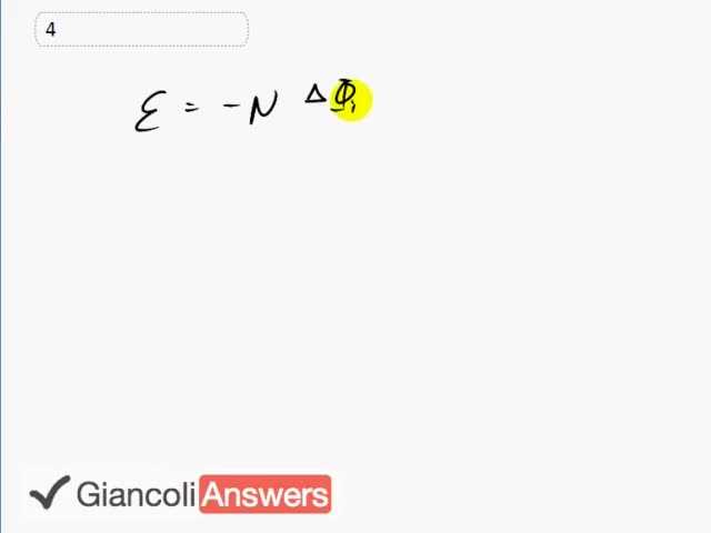 Giancoli 6th Edition, Chapter 21, Problem 4 solution video poster