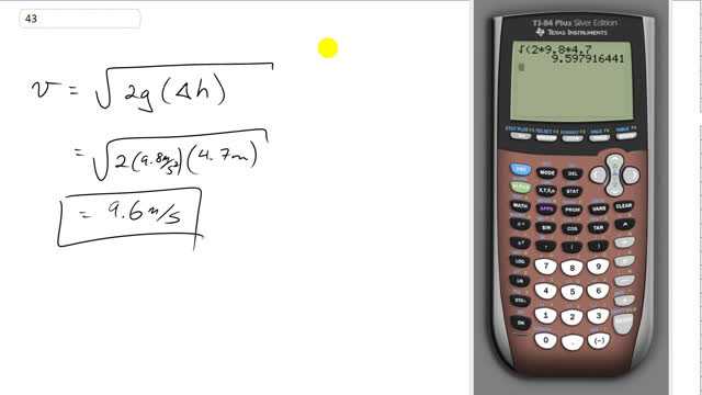 Giancoli 7th Edition, Chapter 10, Problem 43 solution video poster