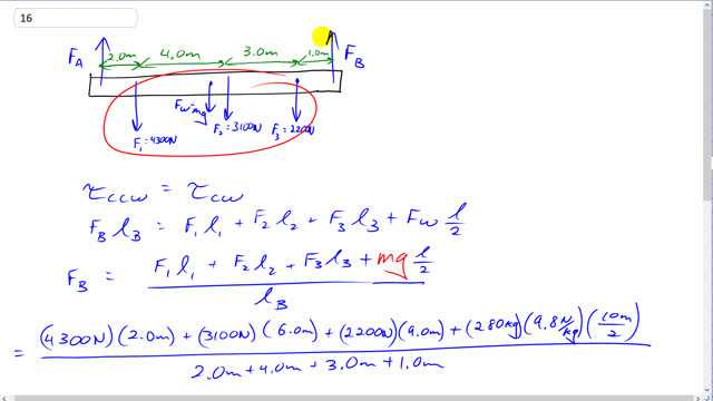 Giancoli 7th Edition, Chapter 9, Problem 16 solution video poster