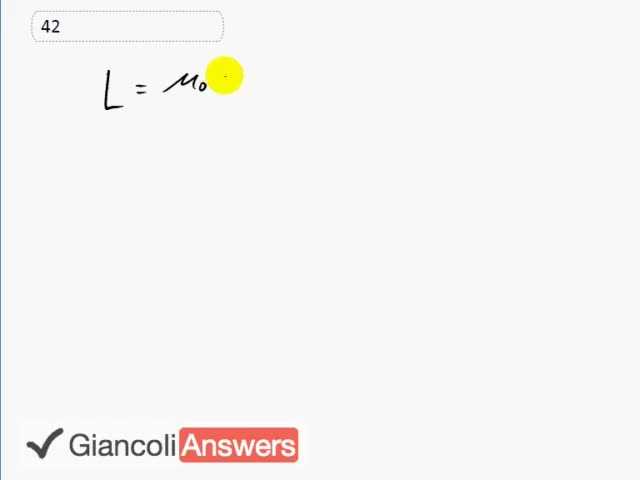 Giancoli 6th Edition, Chapter 21, Problem 42 solution video poster