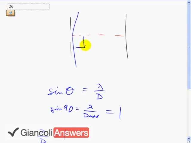 Giancoli 6th Edition, Chapter 24, Problem 26 solution video poster