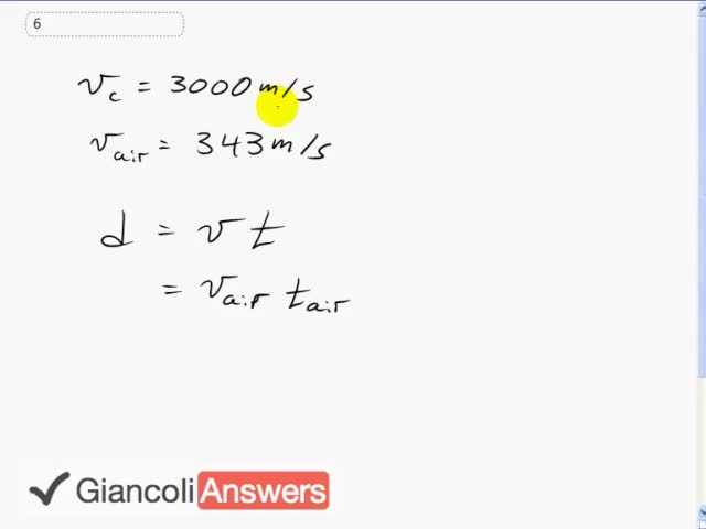 Giancoli 6th Edition, Chapter 12, Problem 6 solution video poster