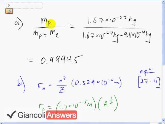 Giancoli 6th Edition, Chapter 30, Problem 6 solution video poster