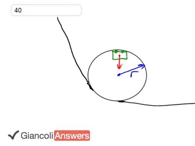 Giancoli 6th Edition, Chapter 6, Problem 40 solution video poster